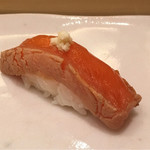 すし善 - 大助（キングサーモン）山ワサビ