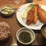 やよい軒 - カキフライミックス定食