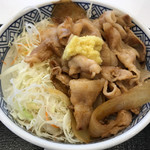 Yoshinoya - 豚生姜焼き丼並450円