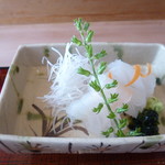 お料理 とみやま - お刺身2種