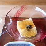 お料理 とみやま - 胡麻豆腐