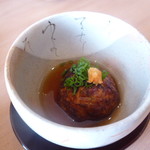 お料理 とみやま - 無花果の揚げ浸し