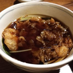 室町砂場 日本橋本店 - 天ざるの汁