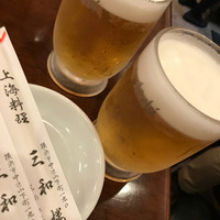 三和楼 - とりあえずの生ビール