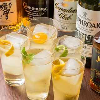 Specialty! Highballs from around the world and cocktails that showcase the bartender's skills♪