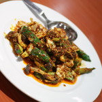 四川食府 - イカの辛口炒め（８８０円）２０１７年９月