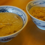 杉ケ瀬ヤナ - 鮎雑炊と鮎飯