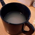 まん作 - 蕎麦湯も最高❤
      上富良野は水もgood！