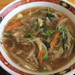 寒曳山パーキングエリア（上り線）スナックコーナー - 野菜ラーメン