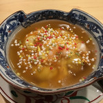 旬菜 おぐら家 - 丹波栗と海老真丈ふあふあ蒸し