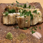 旬菜 おぐら家 - 鳴門青鰻白焼き