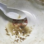 長尾中華そば - 完食。