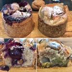 マイリトルハピネス - ナガノパープルのタルトマフィン 300円(税込)
      シャインマスカットのタルトマフィン 300円(税込)