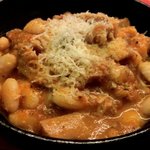 トラットリア 29 - ｢フィレンツェ風　トリッパのトマト煮込み」：白いんげんの優しい甘さに満ちたもつ煮込み