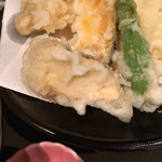 レストラン まつぼっくり - 天ぷらも松茸