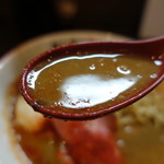 麺屋彩々 - ☆辛いスープ（＾◇＾）☆