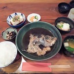 Izakaya Ginta - 「煮魚（黒鯛頭荒炊き）定食」