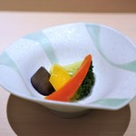 Roppongi Sushi Tatsumi - 夏野菜のマリネ