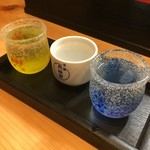 Teraya - 日本酒おまかせ3種