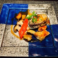 鉄板焼 神戸 ホテルモントレ グラスミア大阪 - 活アワビ