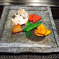鉄板焼 神戸 ホテルモントレ グラスミア大阪 - 焼き野菜