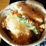 そばと膳 田川 - イカの天丼