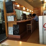 冨がし - 店内（座席より右まわり）→