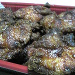 日の丸弁当 - 今日の唐揚げ　2011/4/12ver