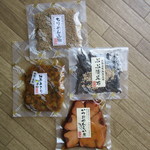 江戸一飯田 - 柚子あさり・かつおやわらか煮・ちりめん山椒 ・ぶぶ漬け昆布