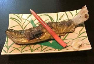 Matsukawaonsenkyouunsou - 岩魚の塩焼き 