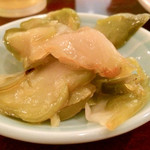 廣東飯店 - ここの搾菜は、珍しく甘いです、でも美味い！