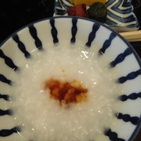 日本料理　雲海 - かゆに餡をかけました