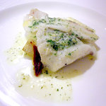 ボーノペッシェ - 2011/Apr ： メインの魚料理（ヒラメ）
