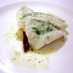 Lot - 2011/Apr ： メインの魚料理（ヒラメ）