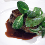 Lot - 2011/Apr ： メインの肉料理（和牛のステーキ フォアグラのせ）