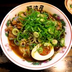 阿波屋 - 中華そば肉入り \650 煮玉子・ネギ各 \50