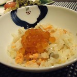 琵琶湖畔 おごと温泉 湯元館 - 鮭の親子御飯