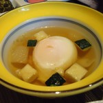 琵琶湖畔 おごと温泉 湯元館 - 温泉玉子を特製かつお出汁で