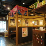 燦醸小町 - テーブル席(2017年10月)