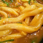 得正 - カレーうどん680円が開店1周年記念で500円