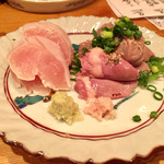Shutei Zorome - 朝〆地鶏刺 700円