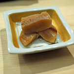 日本橋蛎殻町 すぎた - 【ツマミ】たいらぎの西京焼き