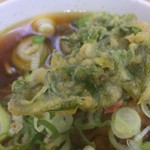 一由そば - 春菊ハーフ50円