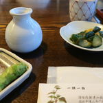 うずら家 - わさびとそばつゆ