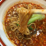 餃麺 しら石 - 担々麺 麺リフト〜(*^▽^*)❤️