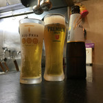 餃麺 しら石 - とりあえずビールで❤️