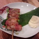ぴかいち - アスパラベーコン巻き串焼き