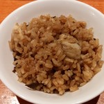 麺屋 六感堂 - 限定チャコ飯 ポルチーニと鶏の炊き込みご飯