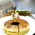 ホットケーキパーラー フルフル - フルーツクリームホットケーキ
