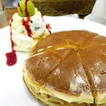 ホットケーキパーラー フルフル - バターを塗って